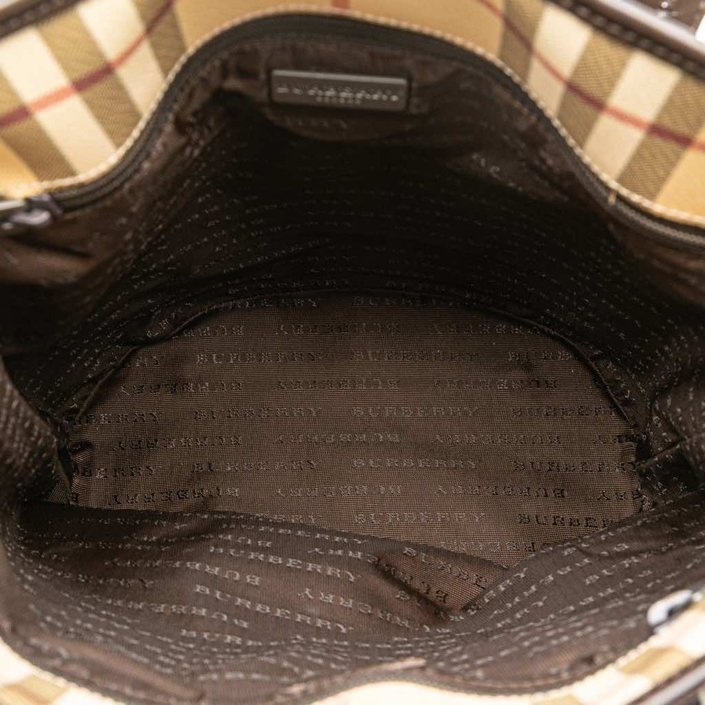 Burberry House Check Coated Canvas Bucket Bag - 4