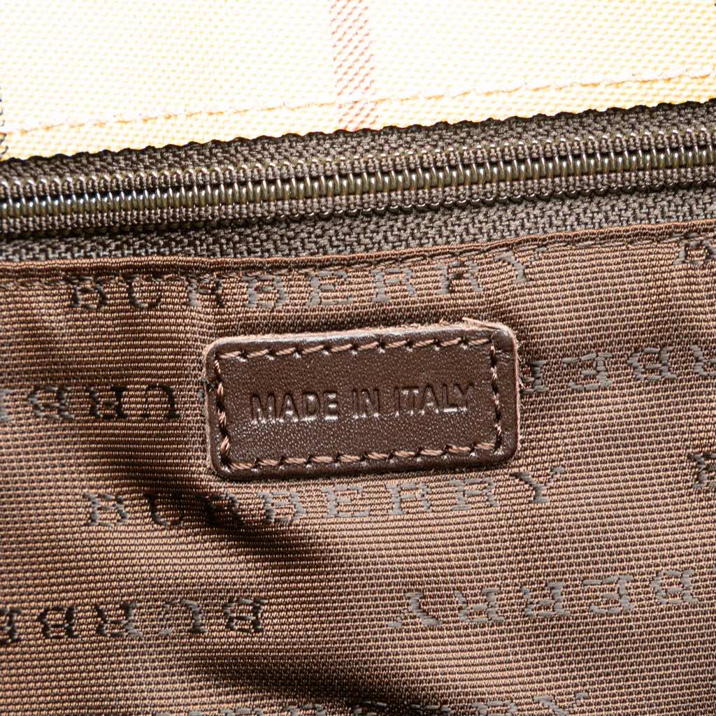 Burberry House Check Coated Canvas Bucket Bag - Detail 1