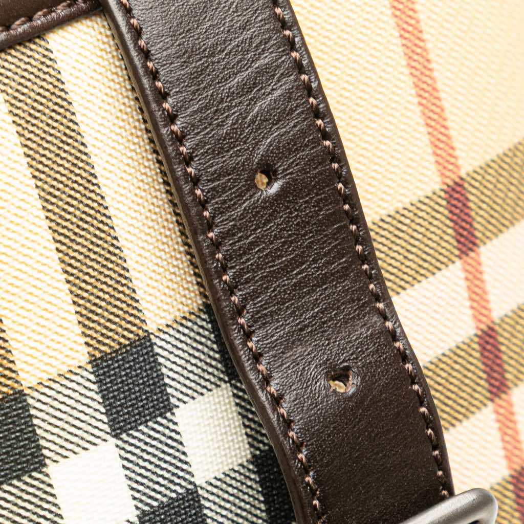 Burberry House Check Coated Canvas Bucket Bag - Image 11