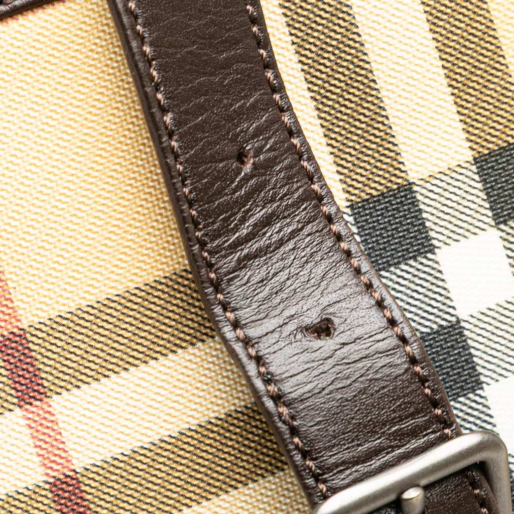 Burberry House Check Coated Canvas Bucket Bag - Image 12