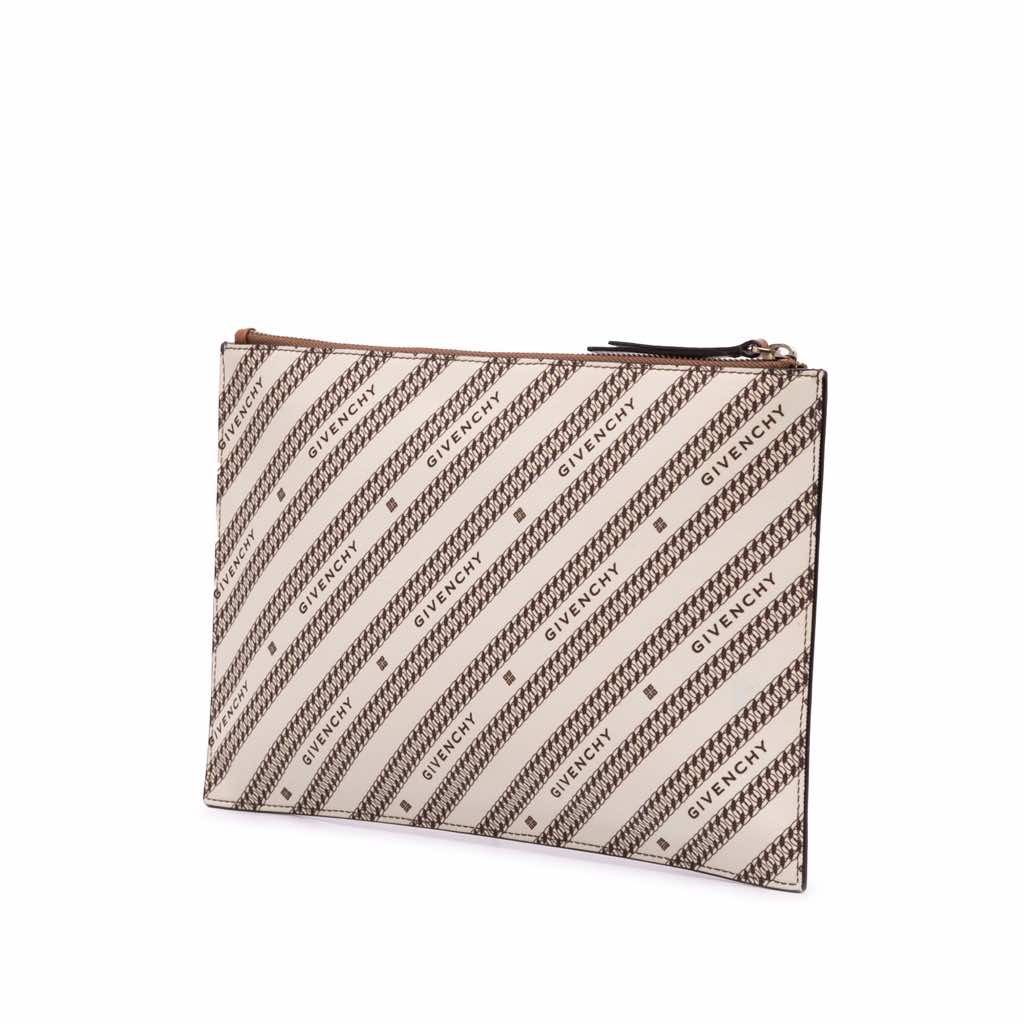 Givenchy Canvas Logo Clutch - Back view