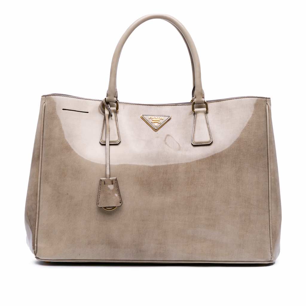 Prada Large Spazzolato Fume Galleria Tote