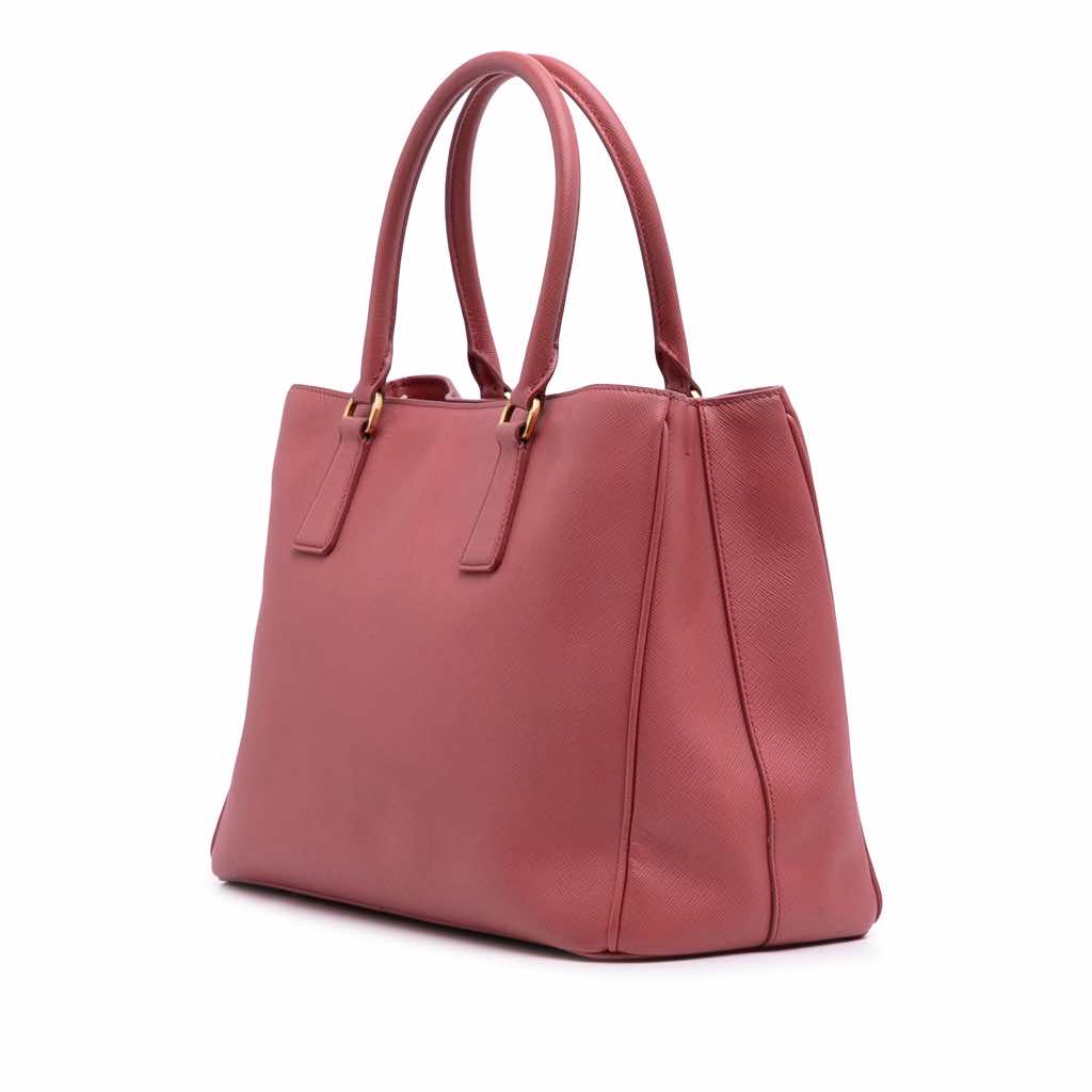 Prada Medium Saffiano Lux Galleria Satchel - Back view