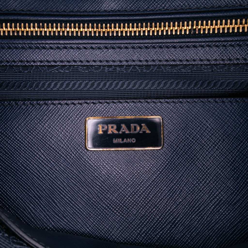 Prada Large Saffiano Lux Galleria Double Zip Tote - 5