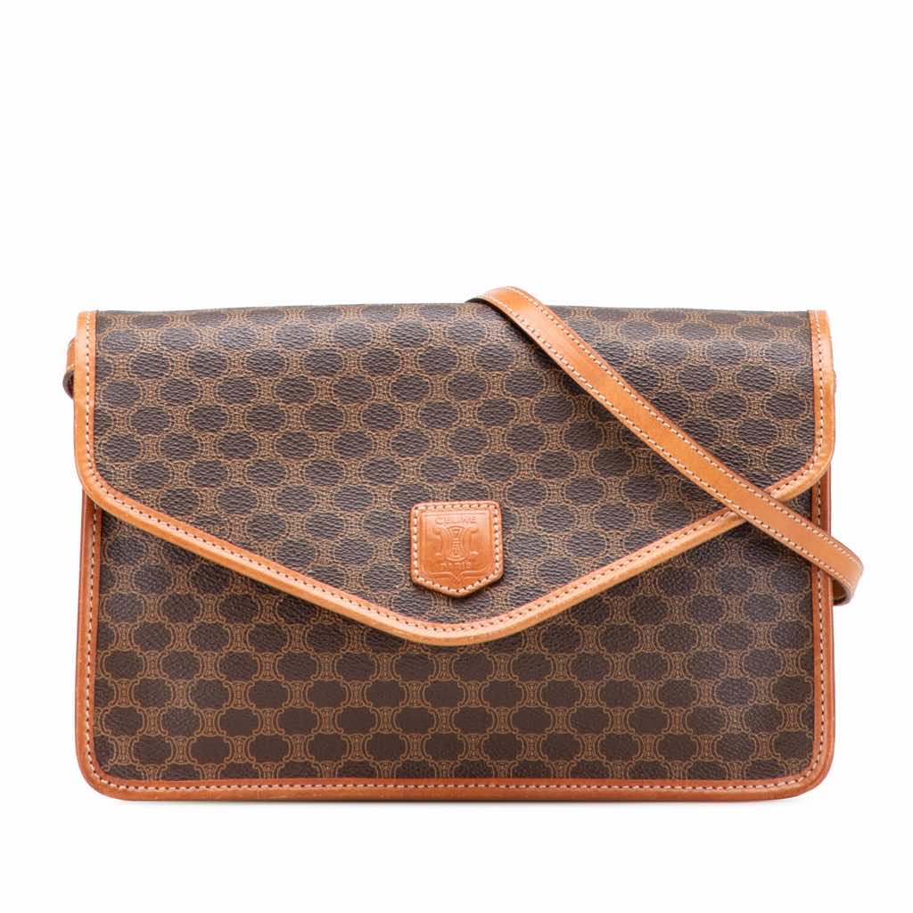 Celine Macadam Coated Canvas Crossbody