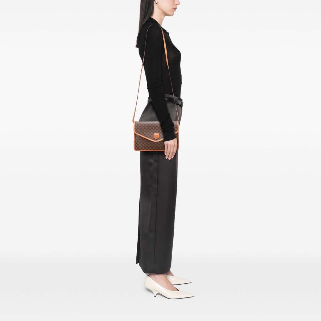 Celine Macadam Coated Canvas Crossbody - Image 16