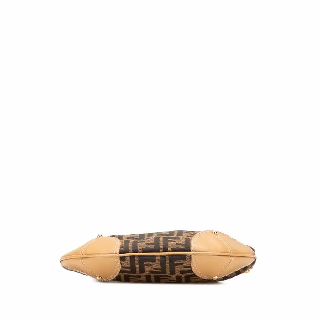 Fendi Zucca Canvas Hobo Brown Good - Inside View