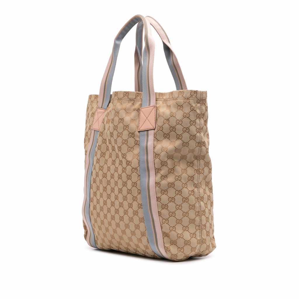 Gucci GG Canvas Web Tote - 2