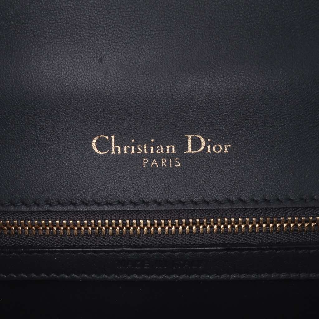 Dior Small Metallic Patent Microcannage Diorama Flap - 5