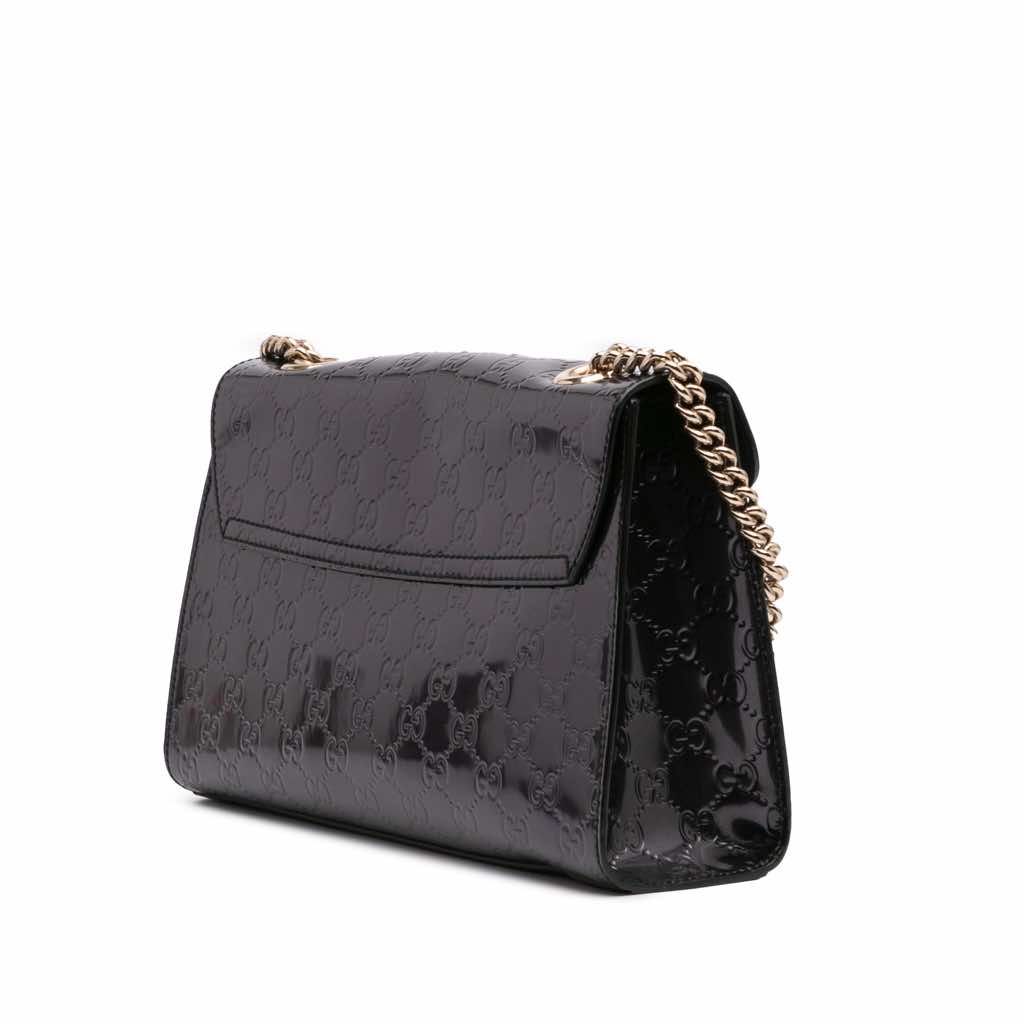 Gucci Medium Patent Guccissima Emily Shoulder Bag - 2