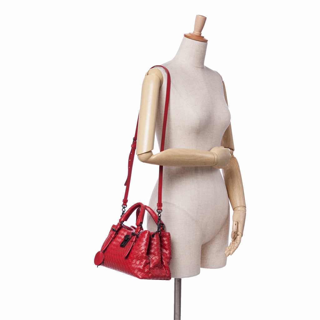 Bottega Veneta Mini Nappa Intrecciato Roma Satchel - Image 14