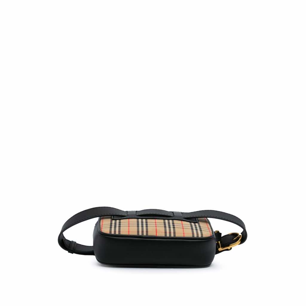 Burberry Haymarket Check Canvas 1983 Link Belt Bag - 3