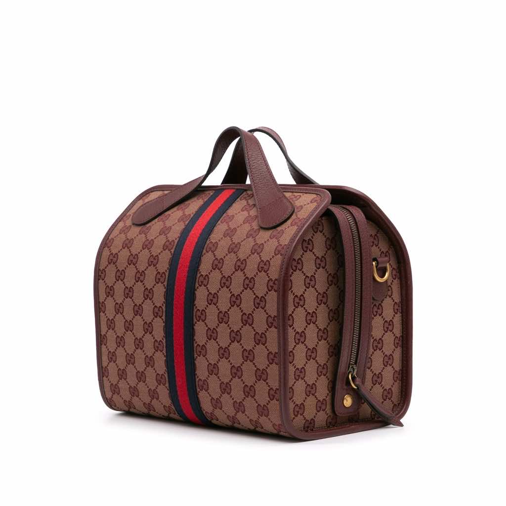 Gucci Mini GG Canvas Ophidia Web Duffle Bag - 2