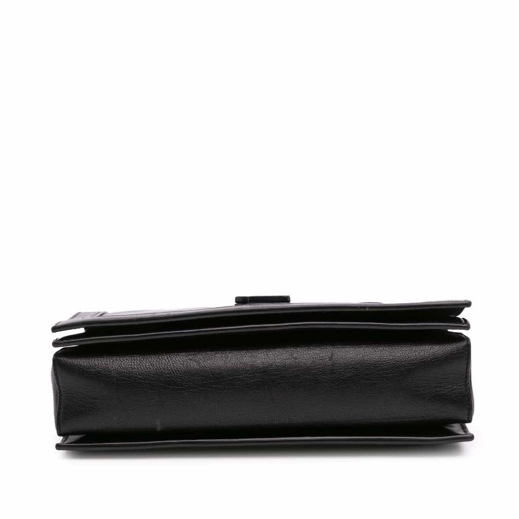 Saint Laurent Calfskin Monogram Book Bag - 3