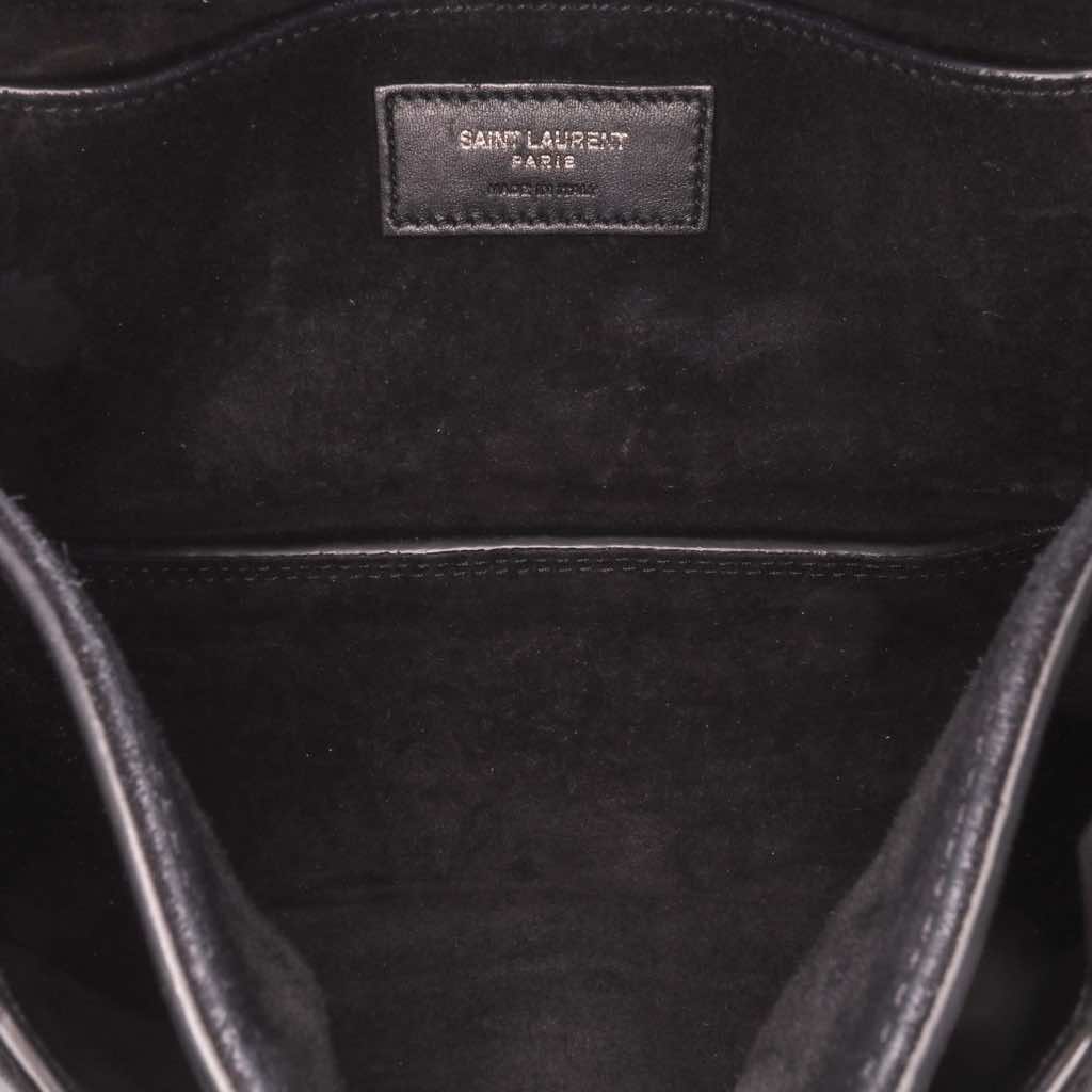 Saint Laurent Calfskin Monogram Book Bag - 4