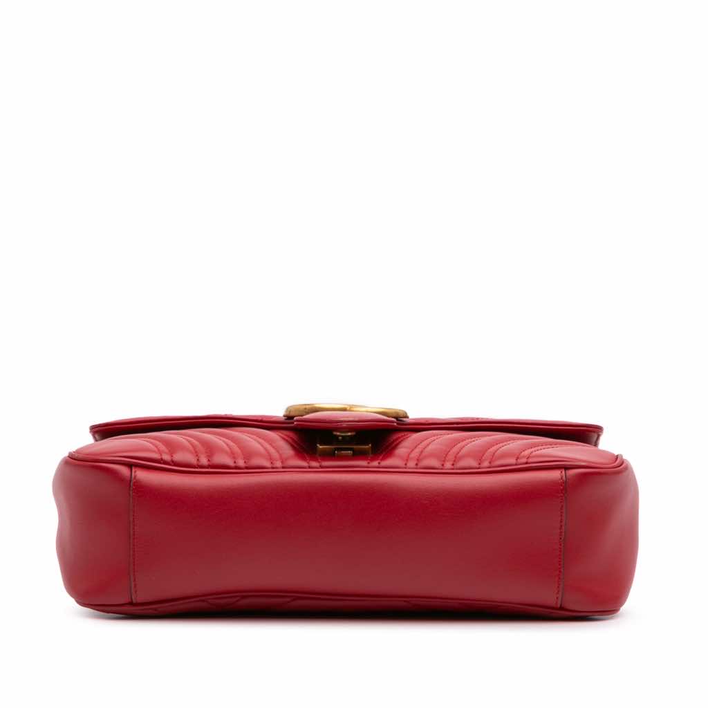 Gucci Small GG Marmont Matelasse Leather Flap Crossbody - 3