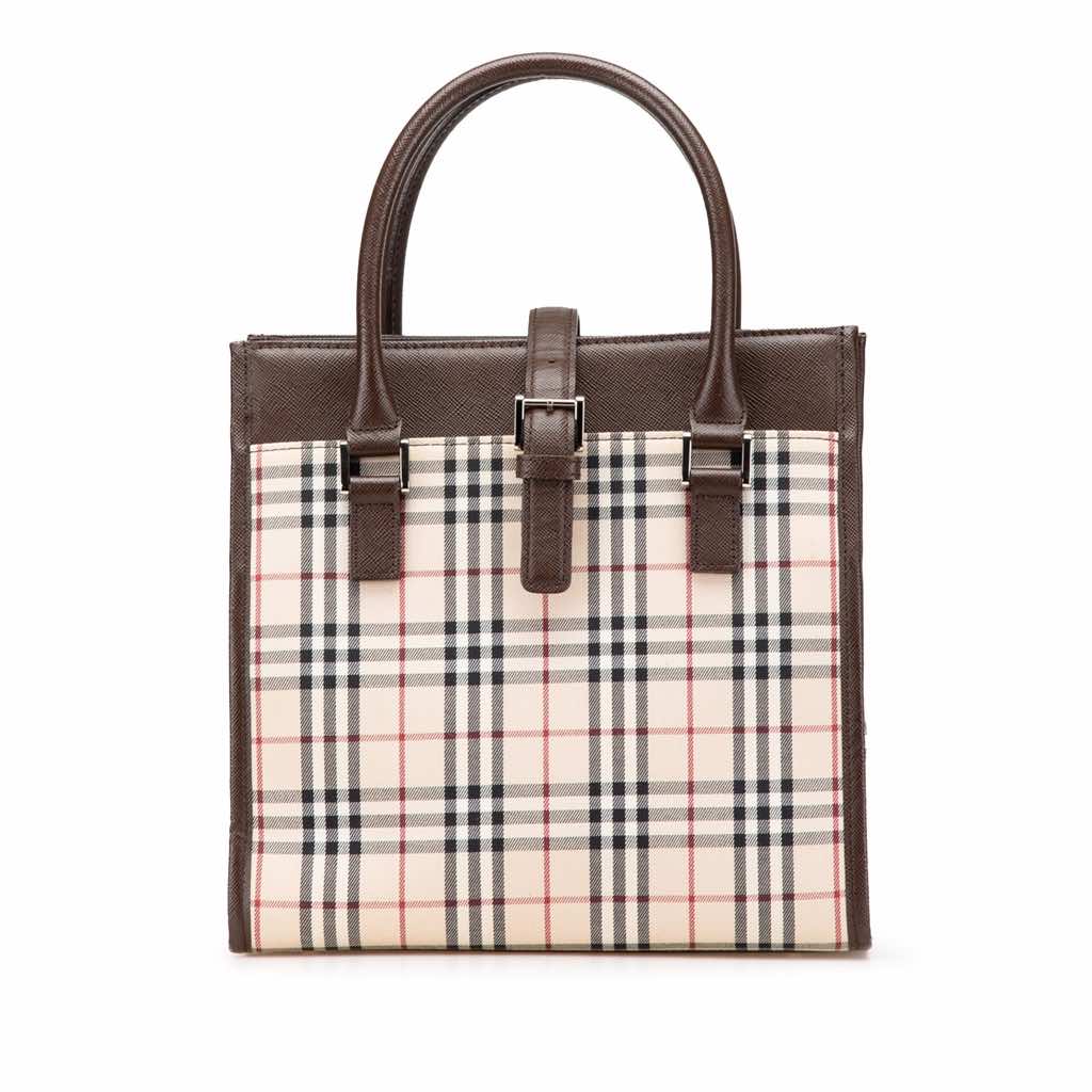 Burberry House Check Canvas Tote