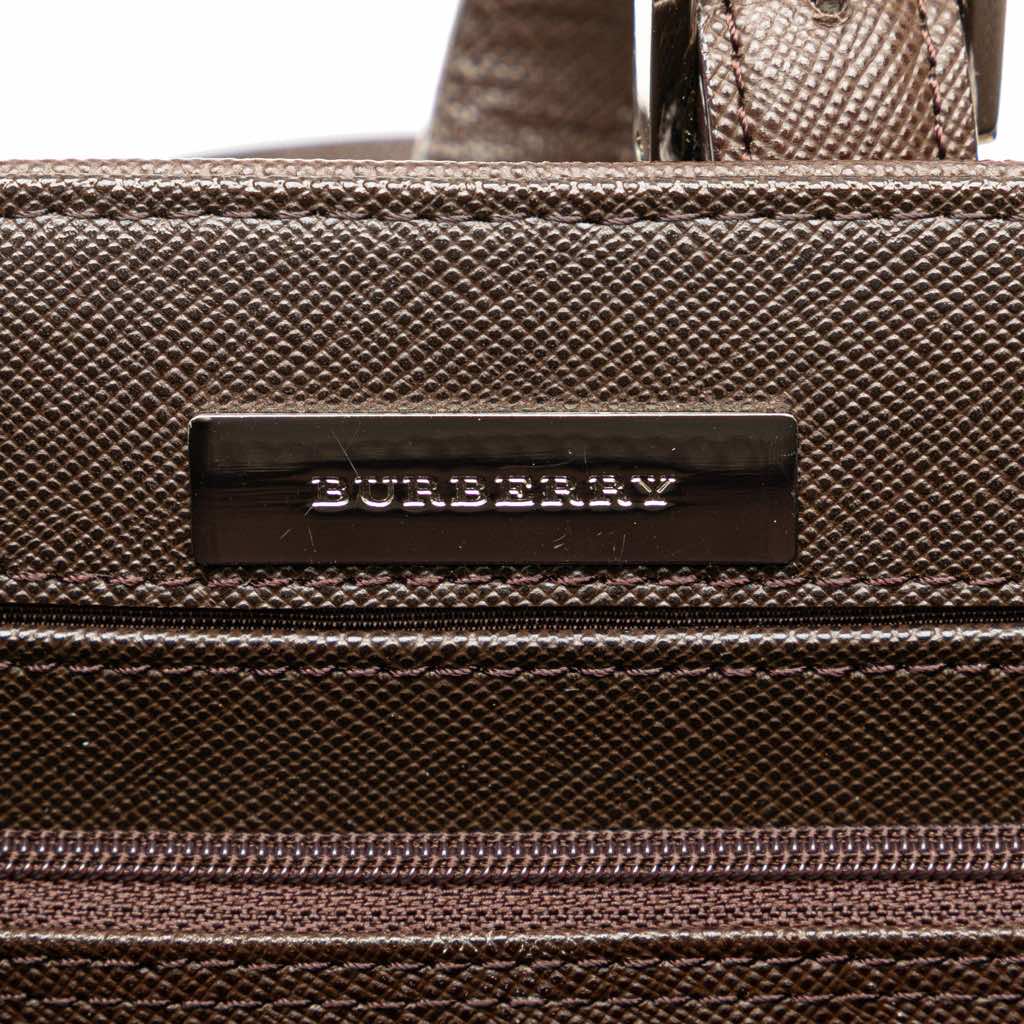 Burberry House Check Canvas Tote - Side view