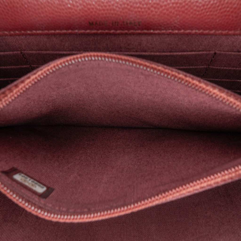 Chanel Quilted Caviar Square Wallet on Chain - 5