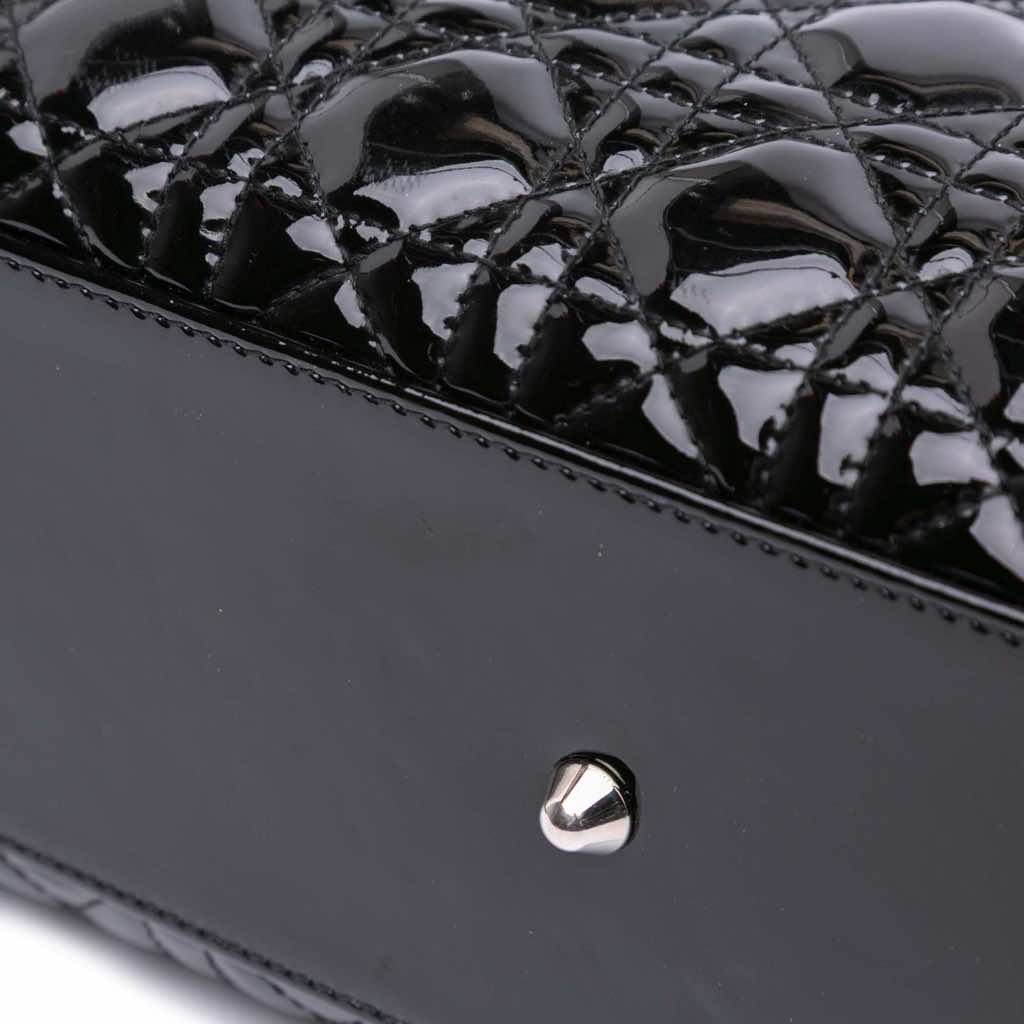 Dior Large Patent Cannage Lady Dior - Image 11