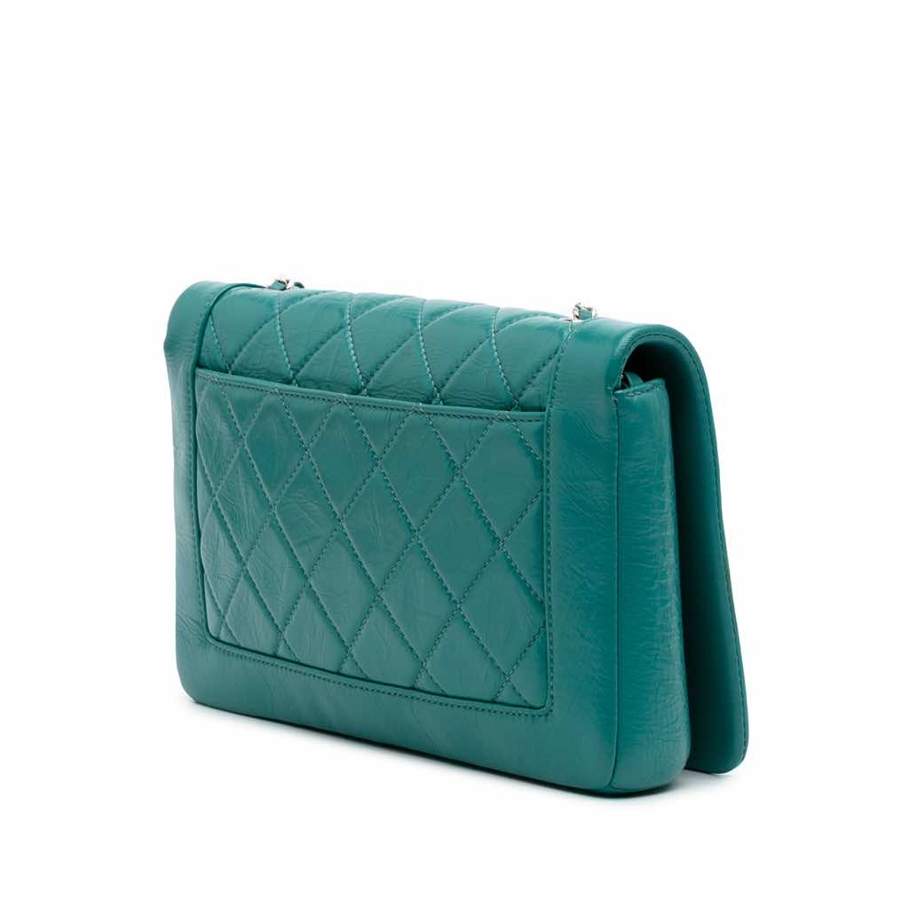 Chanel Crumpled Calfskin Bi Quilted Vintage Full Flap - 2