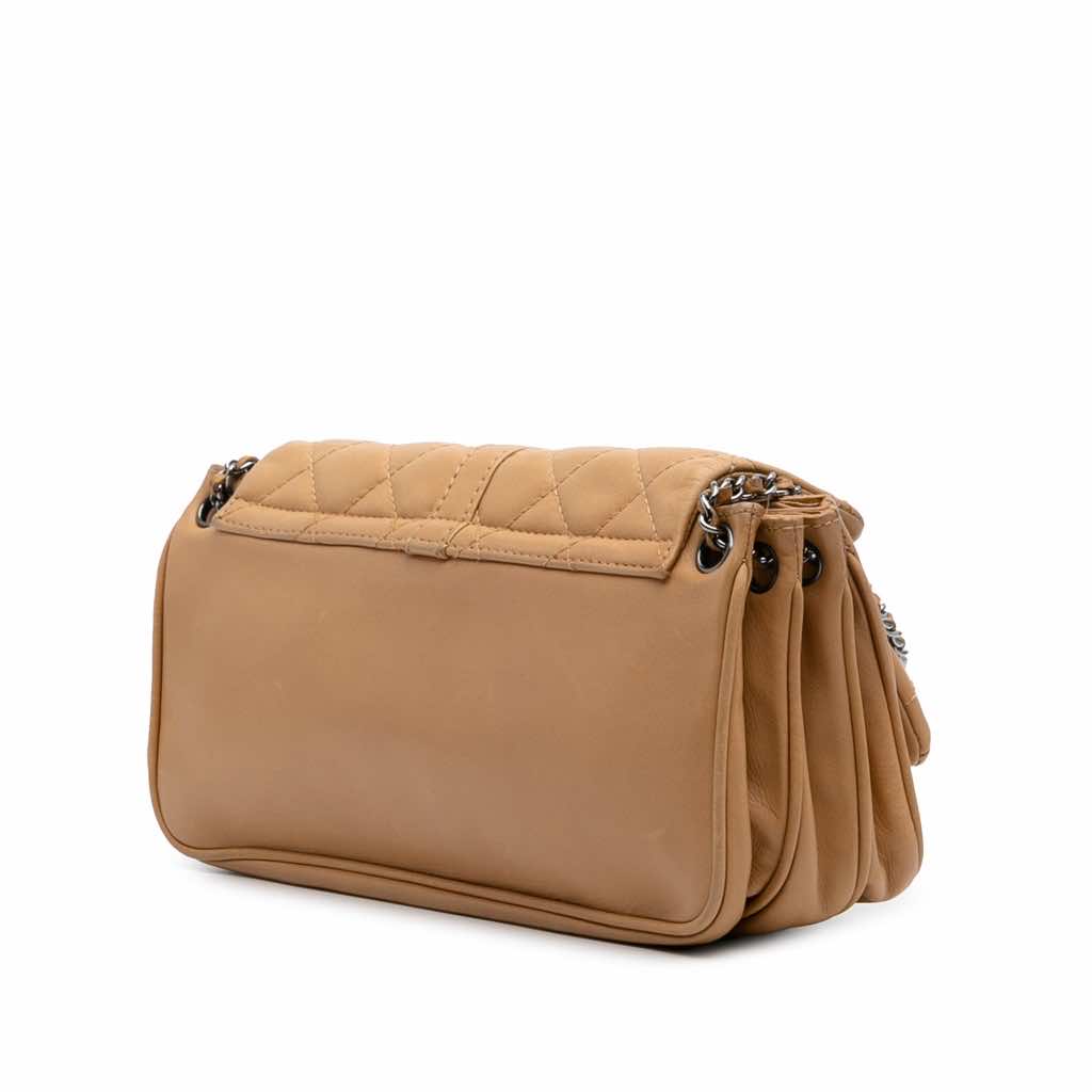 Chanel Quilted Lambskin Mademoiselle Lock Accordion Flap - 2