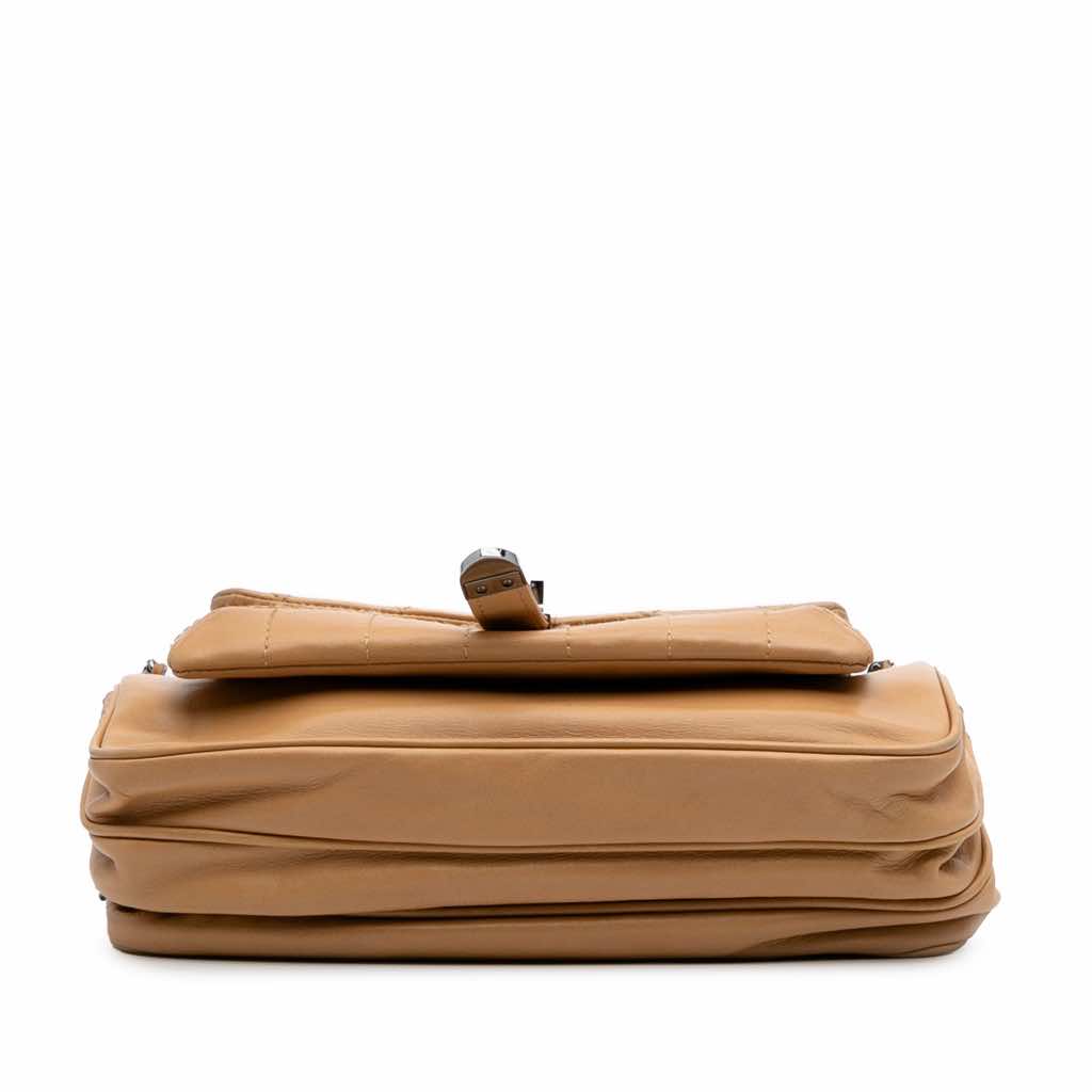 Chanel Quilted Lambskin Mademoiselle Lock Accordion Flap - 3