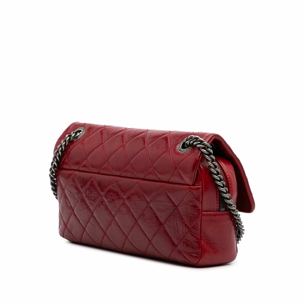 Chanel Medium Glazed Calfskin Duo Color Flap - 2