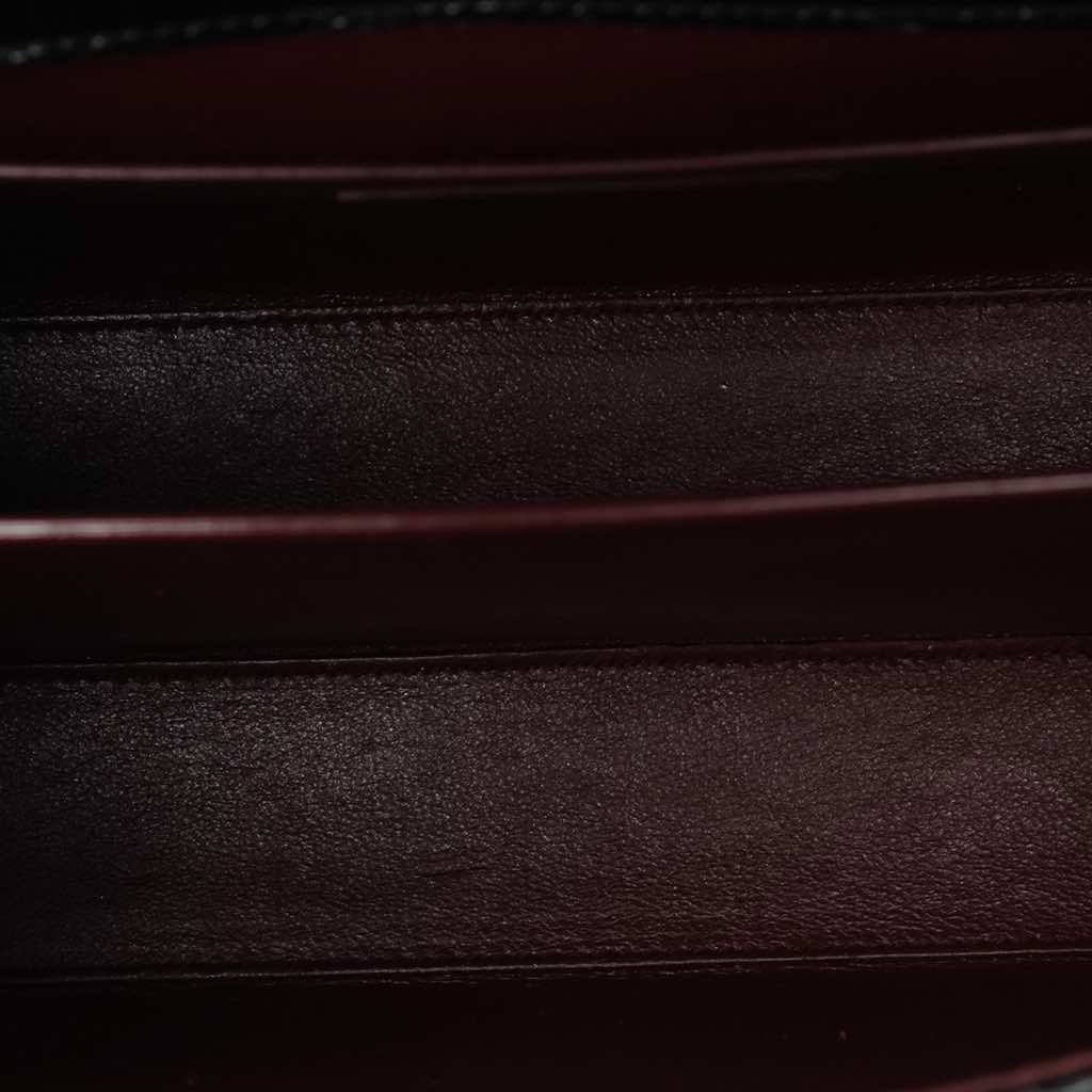 Saint Laurent Medium Crocodile Embossed Cassandra Top Handle Bag - 5