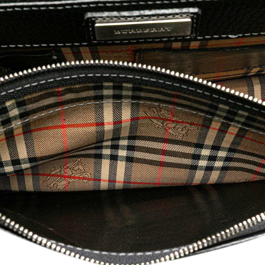 Burberry Leather Clutch - 5