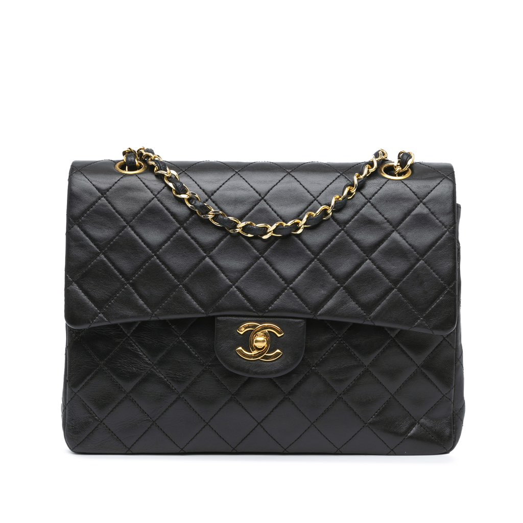 Chanel Medium Tall Classic Lambskin Double Flap