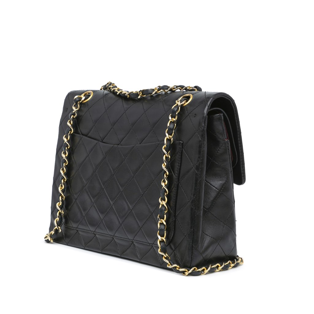 Chanel Medium Tall Classic Lambskin Double Flap - 2