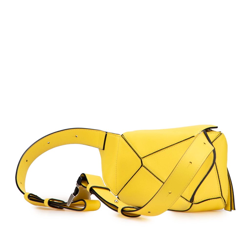 Loewe Mini Calfskin Puzzle Bumbag - Back view