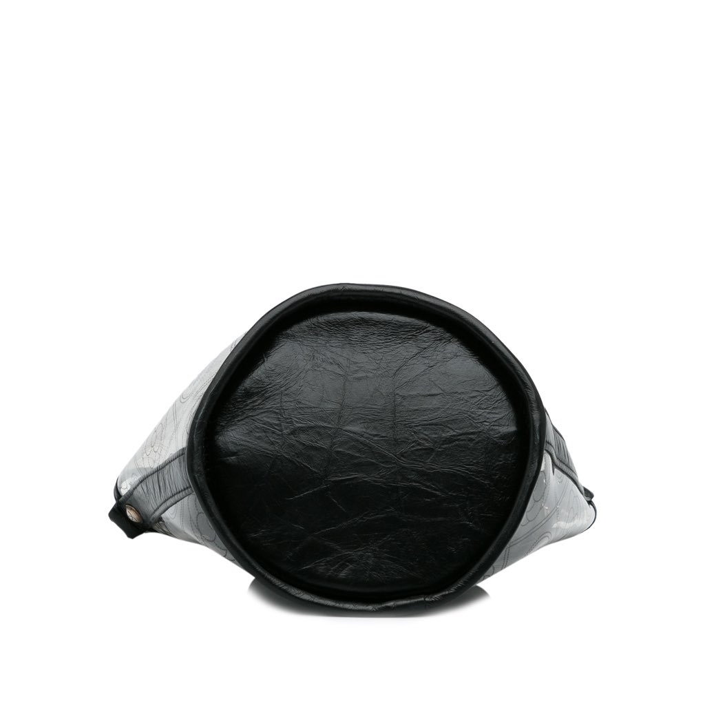 Chanel Camellia PVC Bucket Bag - 4