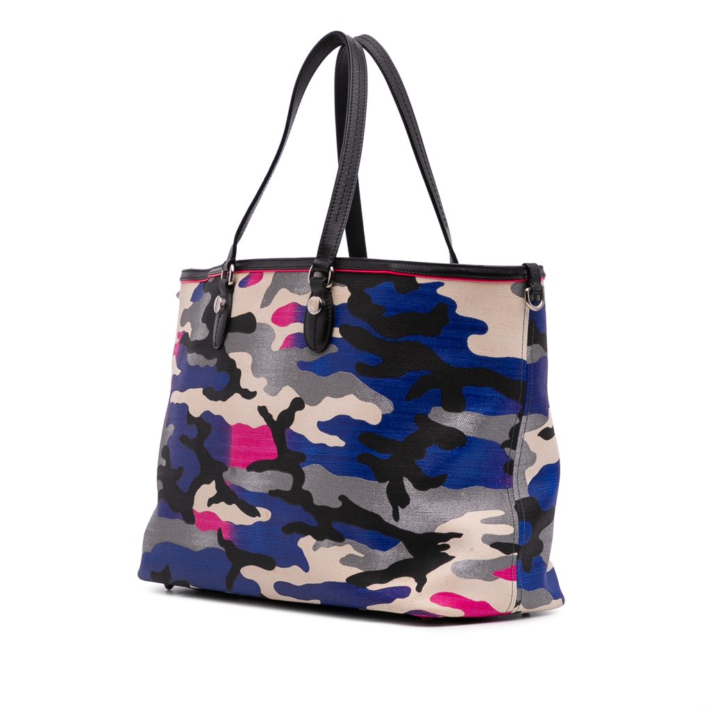Dior Anselm Reyle Large Canvas Camoflage Tote - 2