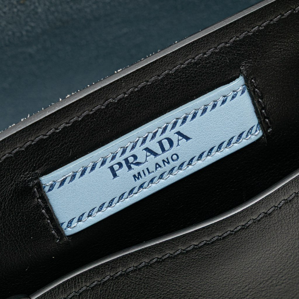 Prada City Calf Etiquette Satchel - 5