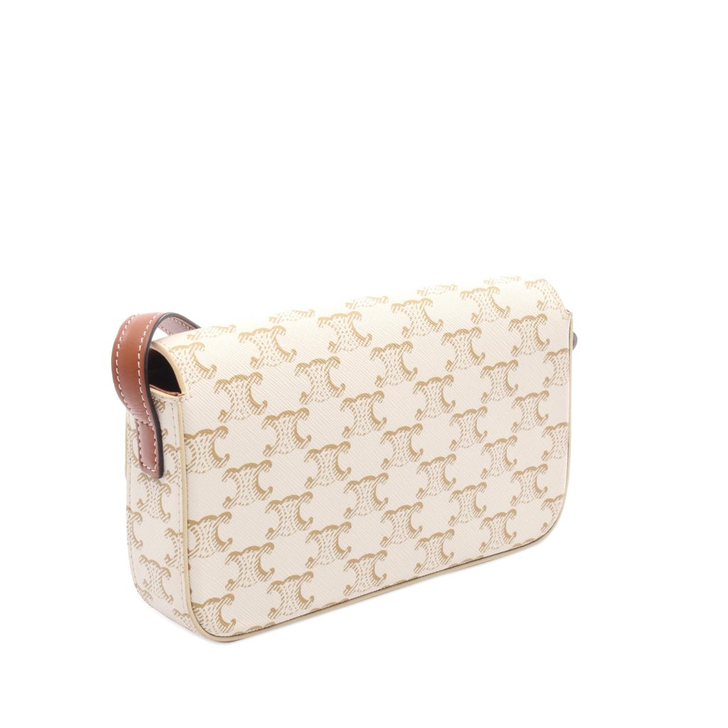 Celine Triomphe Coated Canvas Claude Shoulder Bag - 2