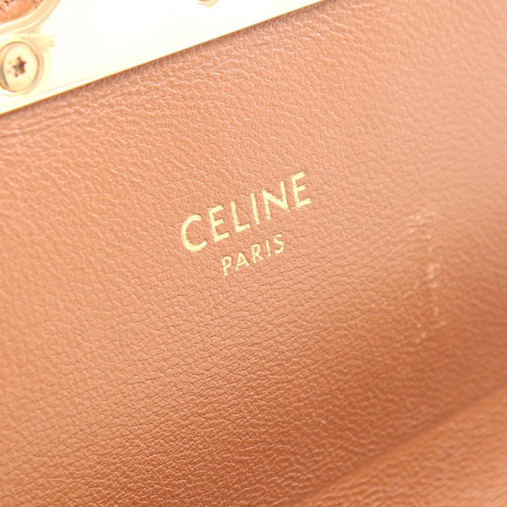 Celine Triomphe Coated Canvas Claude Shoulder Bag - 4
