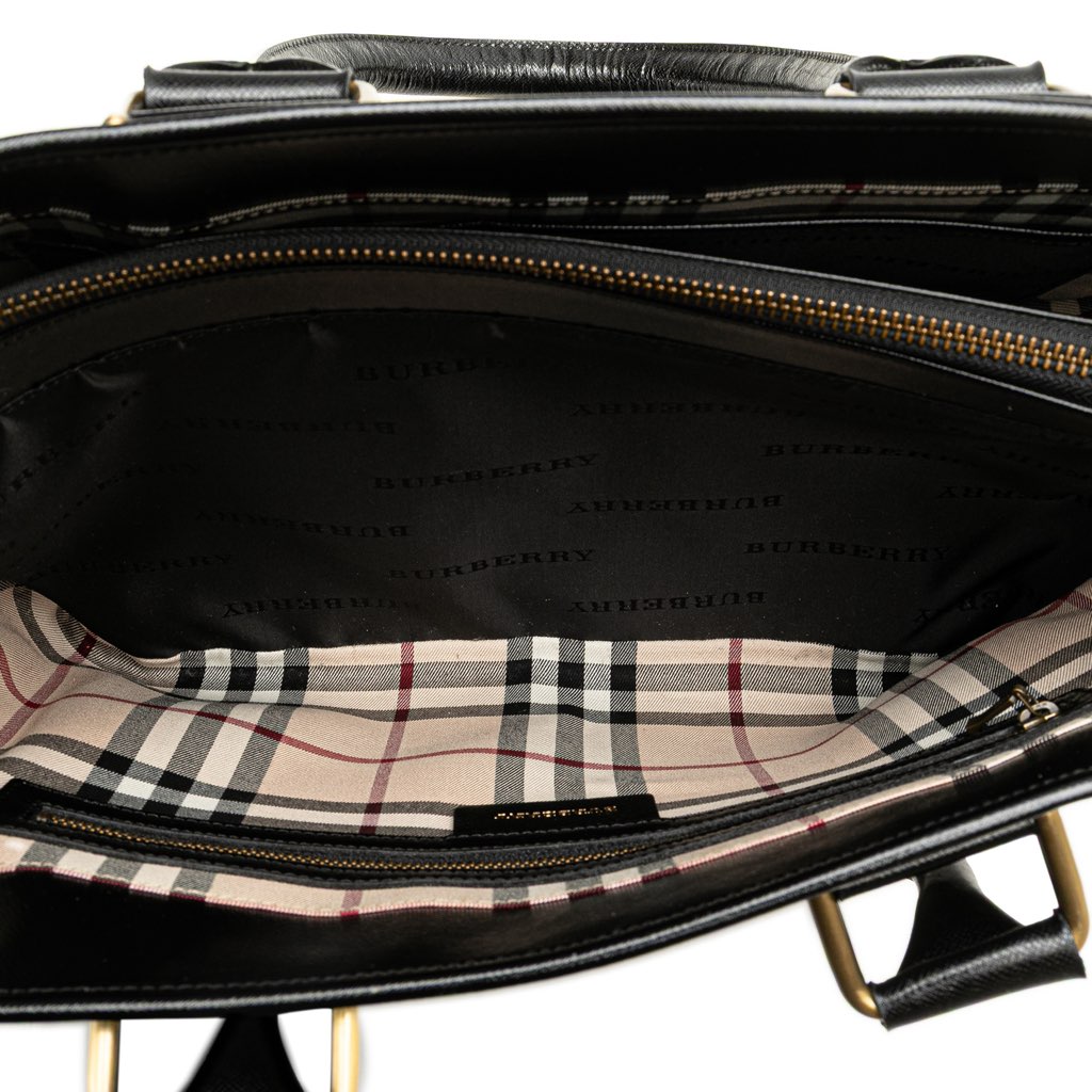 Burberry Leather Tote - 5