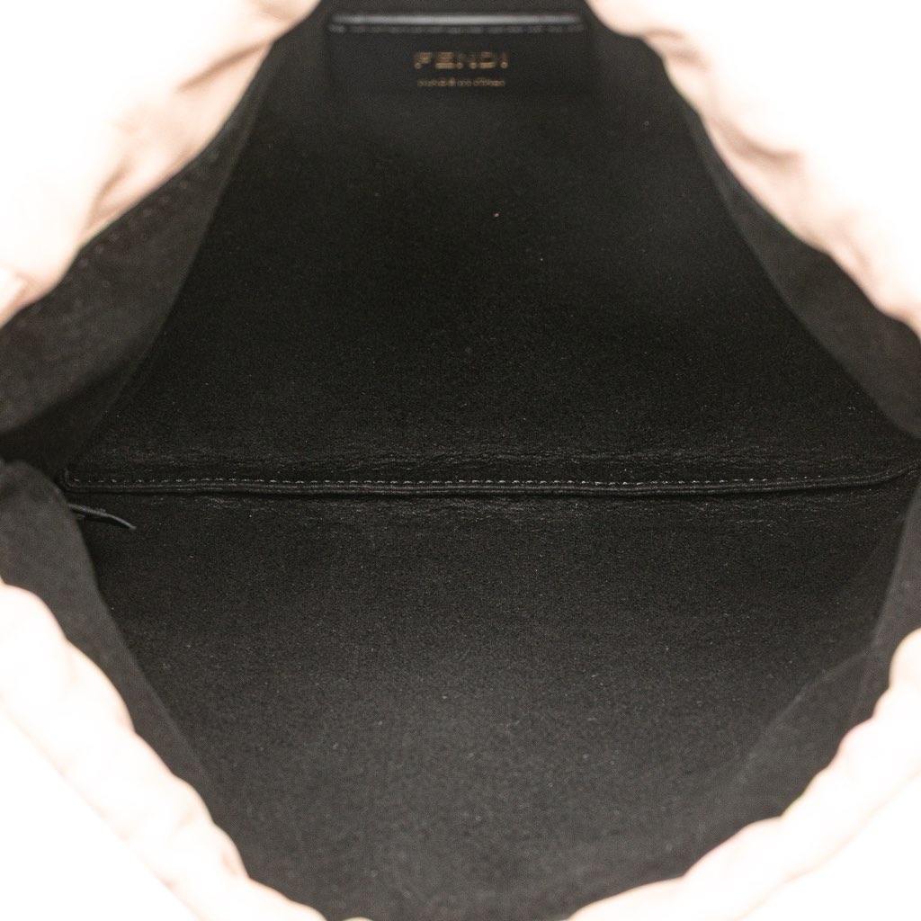 Fendi Small Leather Logo Drawstring Crossbody - 4