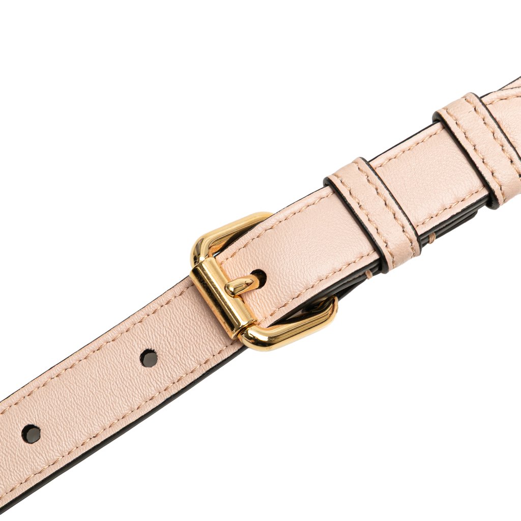 Fendi Small Leather Logo Drawstring Crossbody - Detail 2