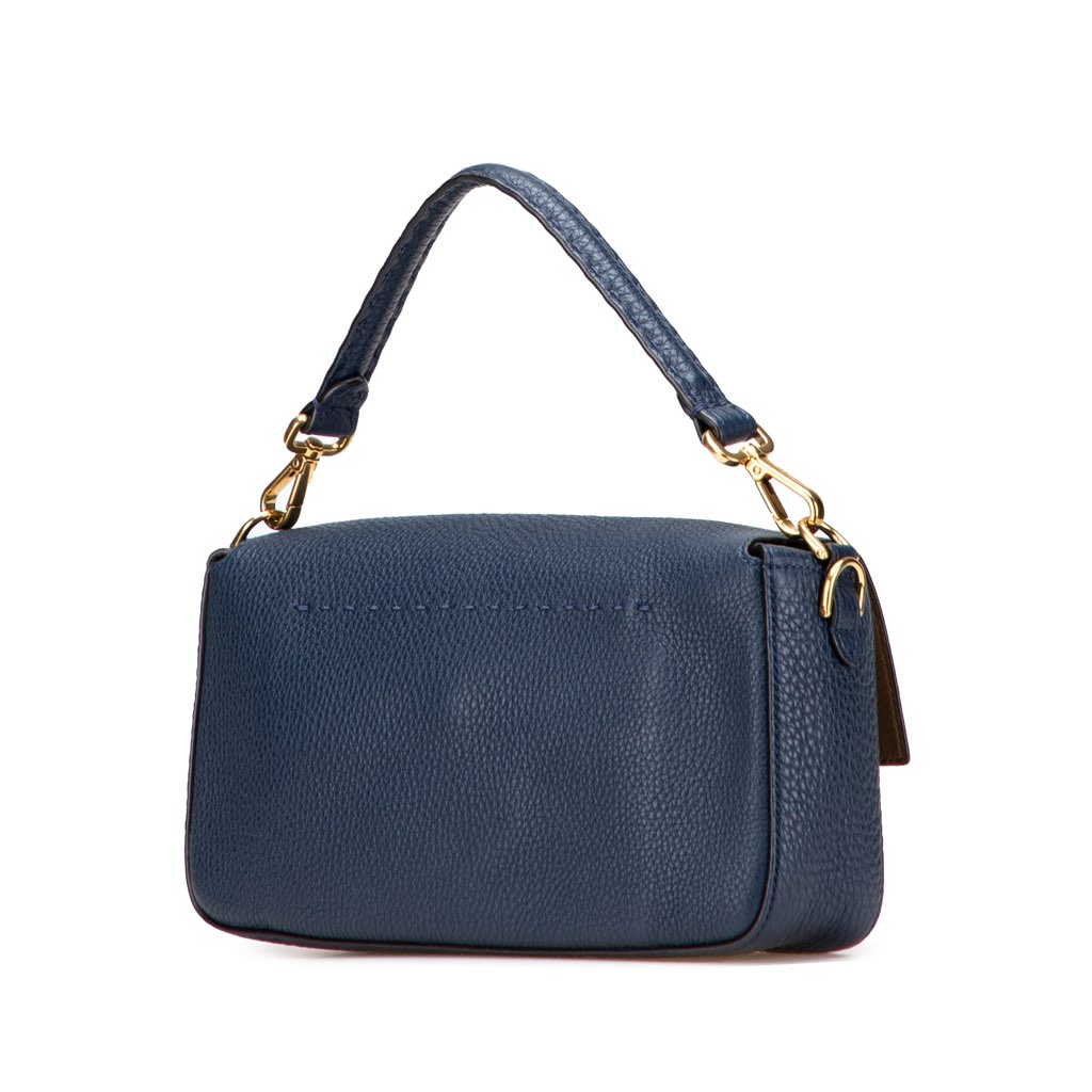 Fendi Leather Selleria Baguette Satchel - 2