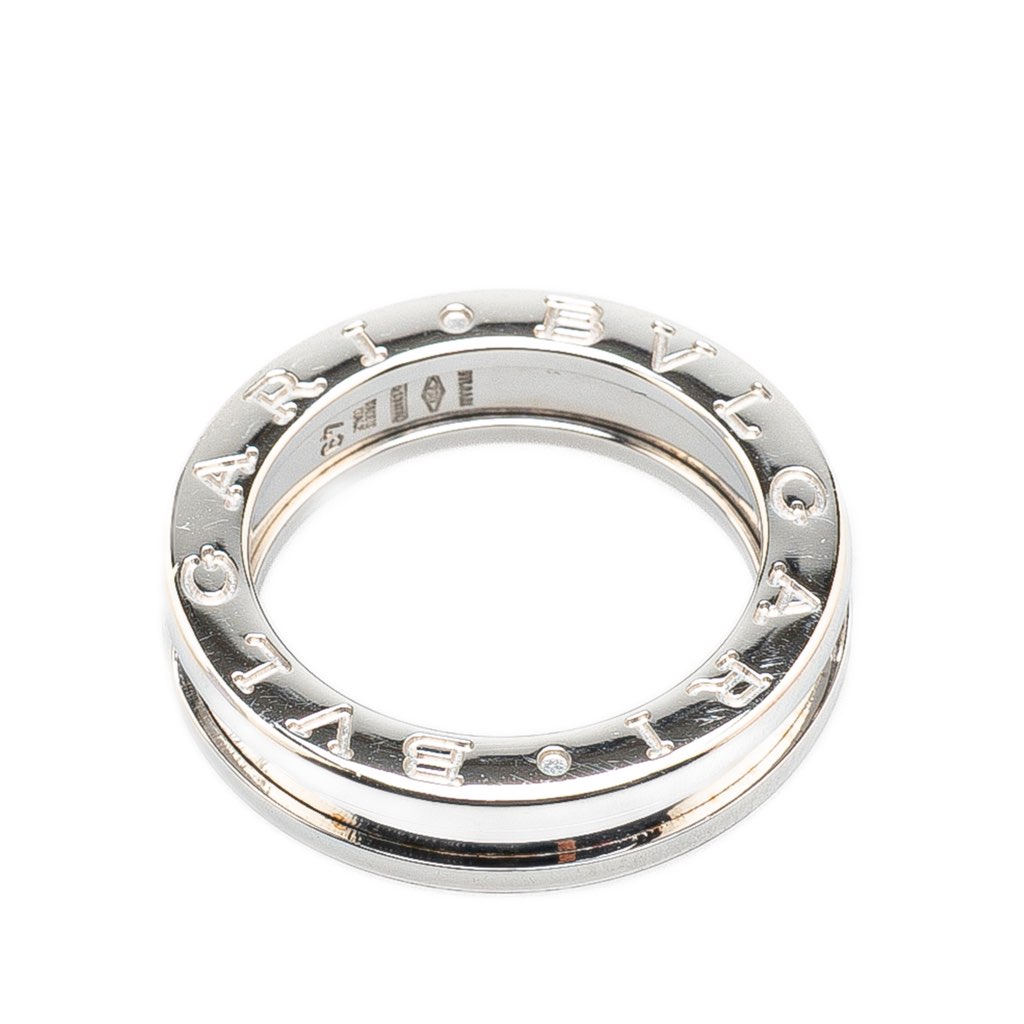 Bvlgari 18K White Gold B.Zero1 One Band Ring - 4