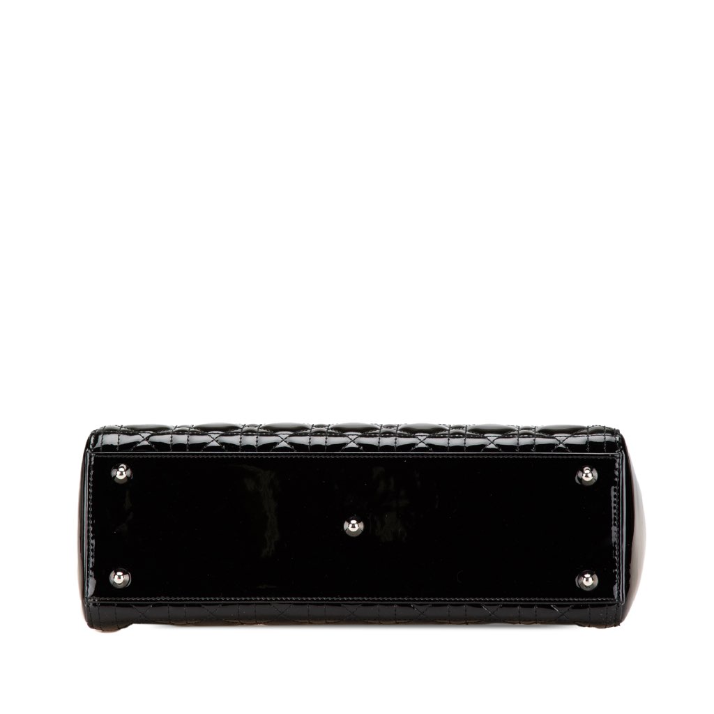 Dior Large Patent Cannage Lady Dior - Image 6