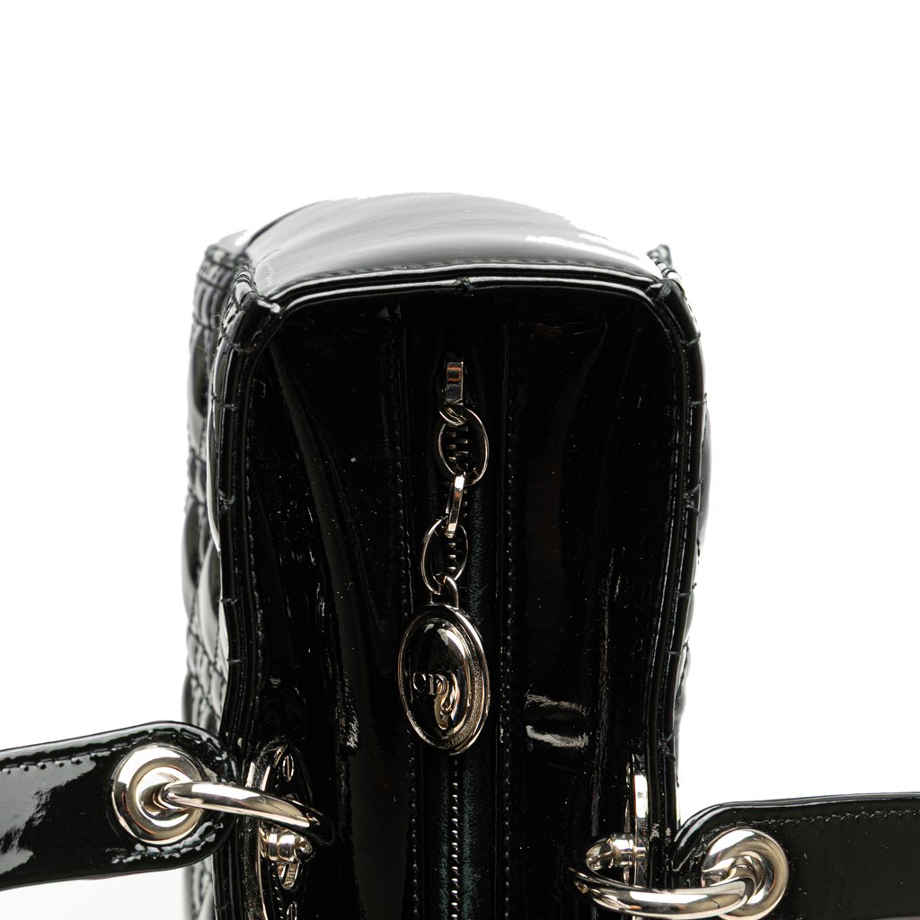 Dior Large Patent Cannage Lady Dior - Detail 2