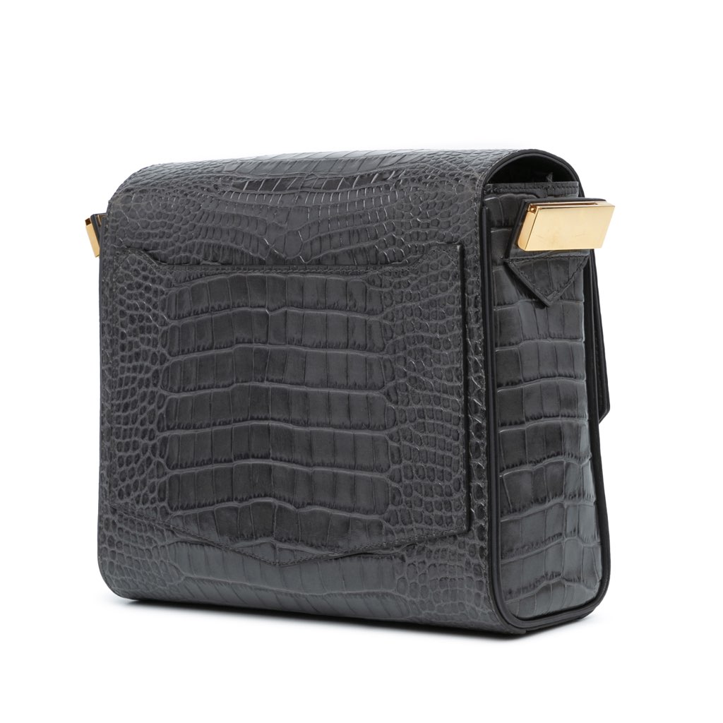 Givenchy Medium Croc Embossed Eden Crossbody - 2