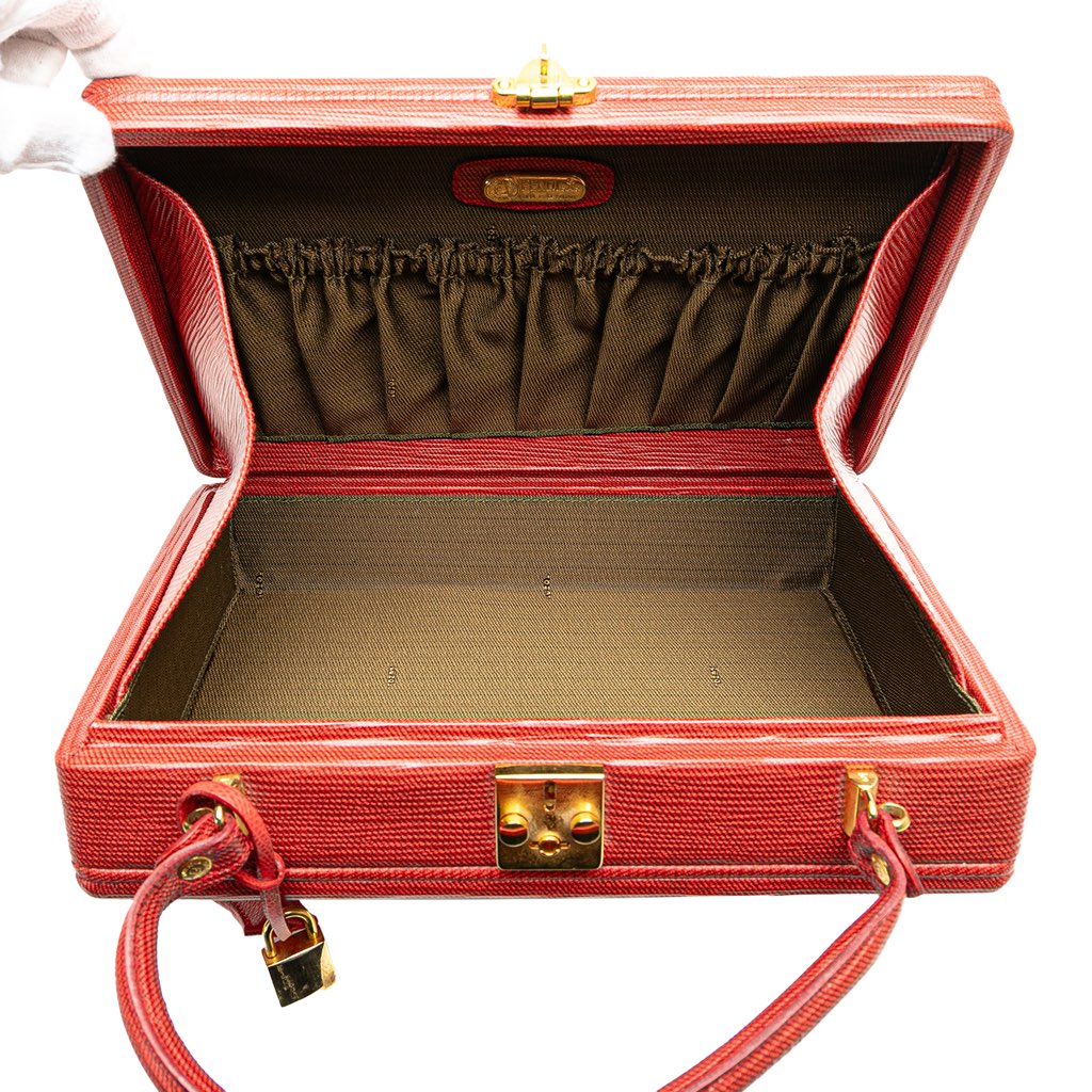 Fendi Mini Leather Trunk Attache Case - 4