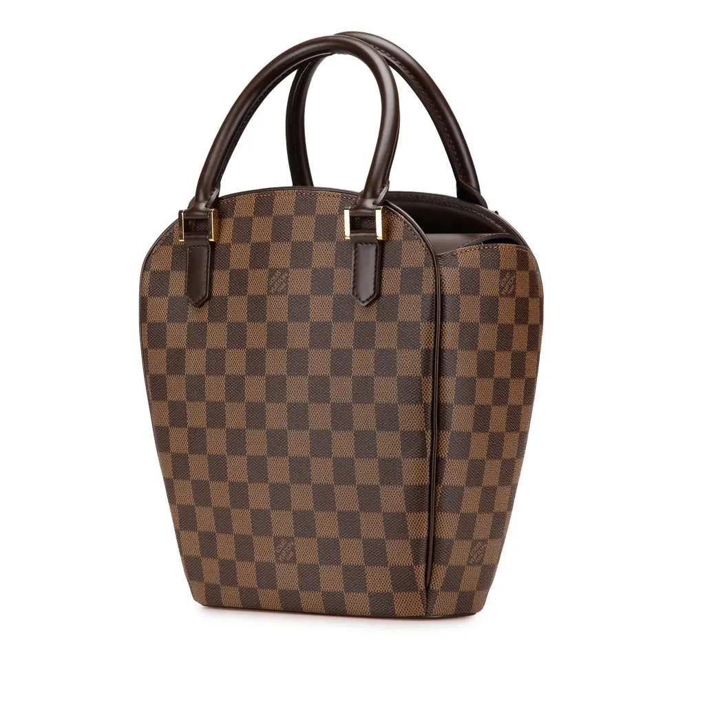 Louis Vuitton Damier Ebene Sarria Seau Brown Canvas Good - Back View