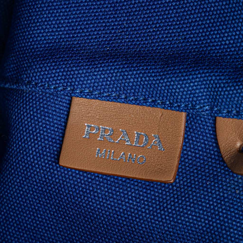 Prada Canvas Canapa Logo Satchel - Detail 1