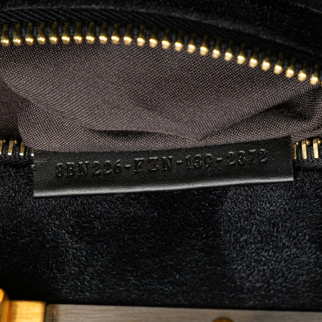 Fendi Medium Shiny Nappa Peekaboo Iconic Satchel - Detail 1